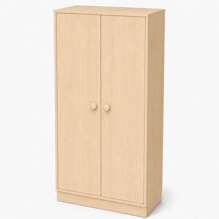 Materialschrank mit Tür Linz B 80 H 180 cm mit 4 Einlegeböden