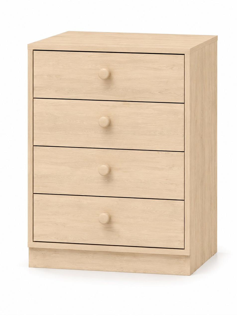 Schubladenschrank Seefeld 
B 60 H 80 cm mit 4 Schubladen