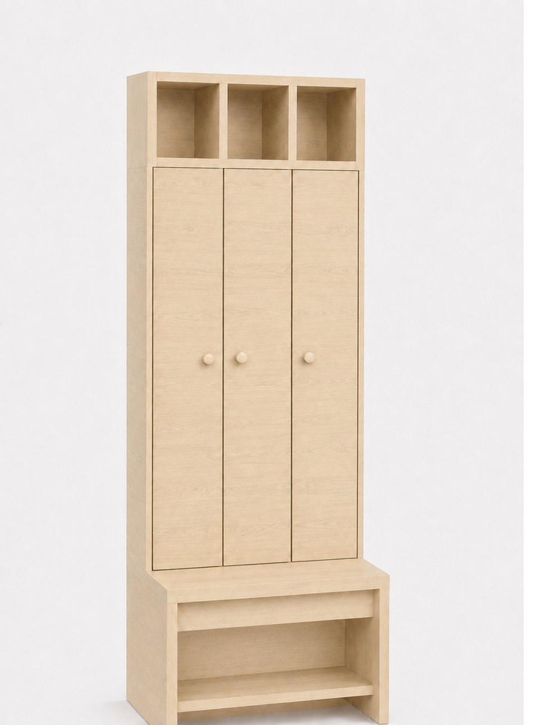Garderobenschrank Steyr für 3 Kinder